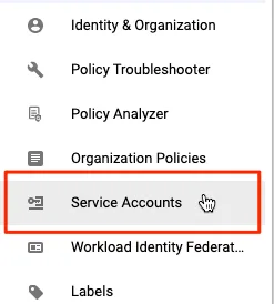 Servis accounts