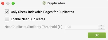 Content Duplicates