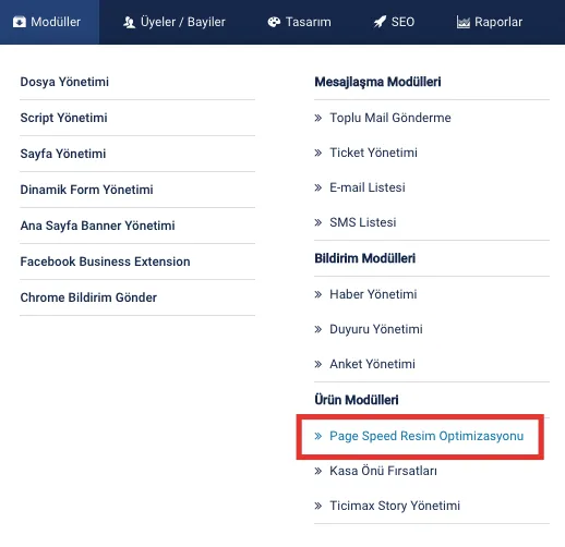 Page Speed Resim Optimizasyonu
