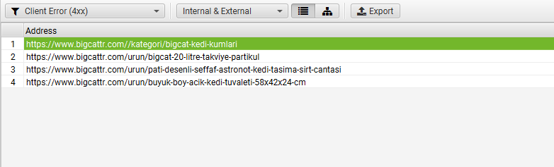 kırık bağlantıların optimizasyonu