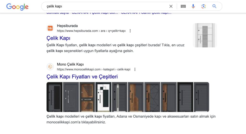 Monocelikkapi Case Study - Çelik Kapı İlk Sayfa