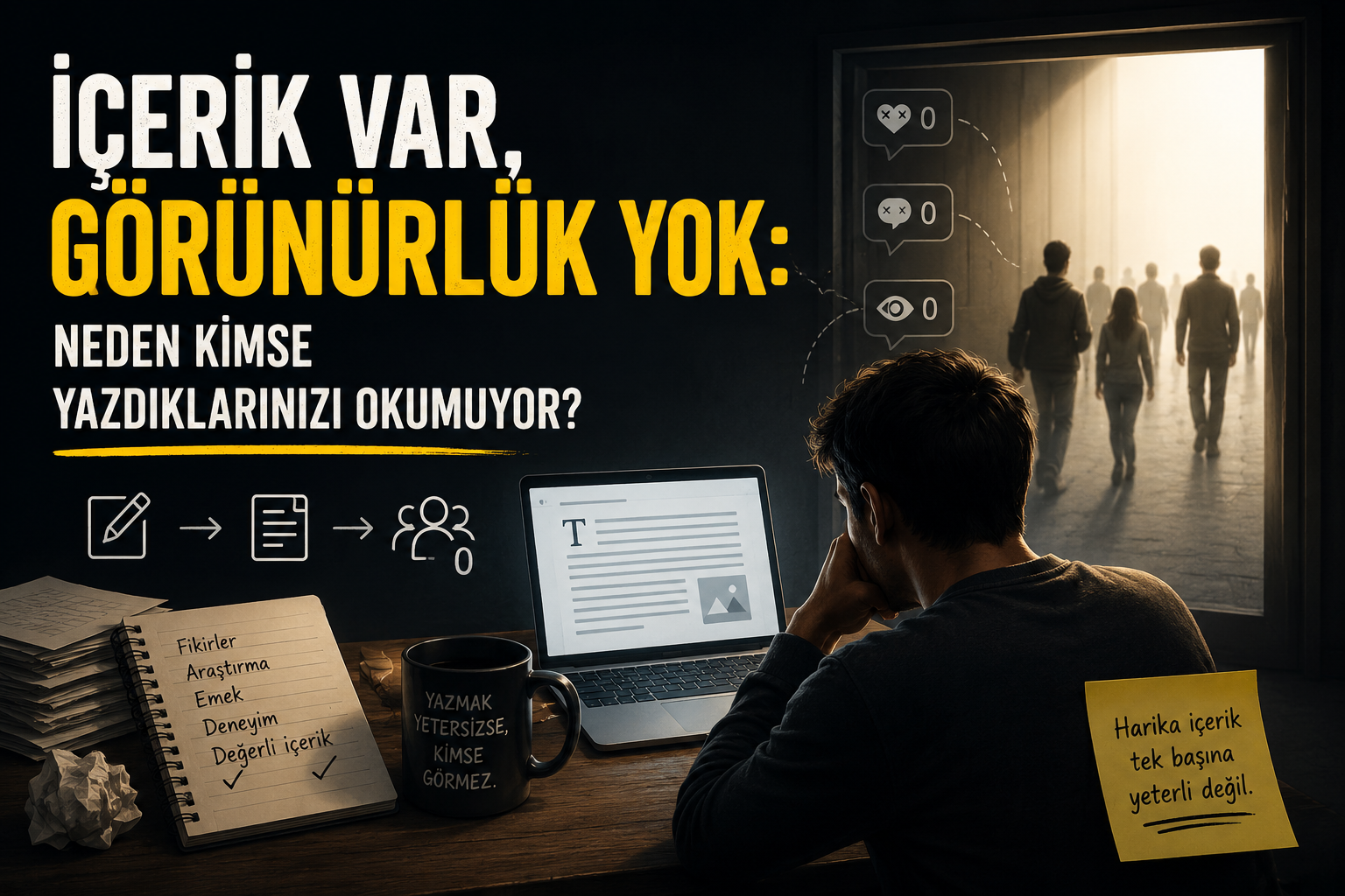 İçerik Var, Görünürlük Yok: Neden Kimse Yazdıklarınızı Okumuyor ?
